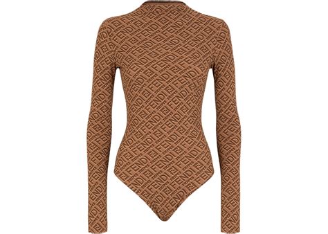 brown fendi printed bikini|skims Fendi bodysuit.